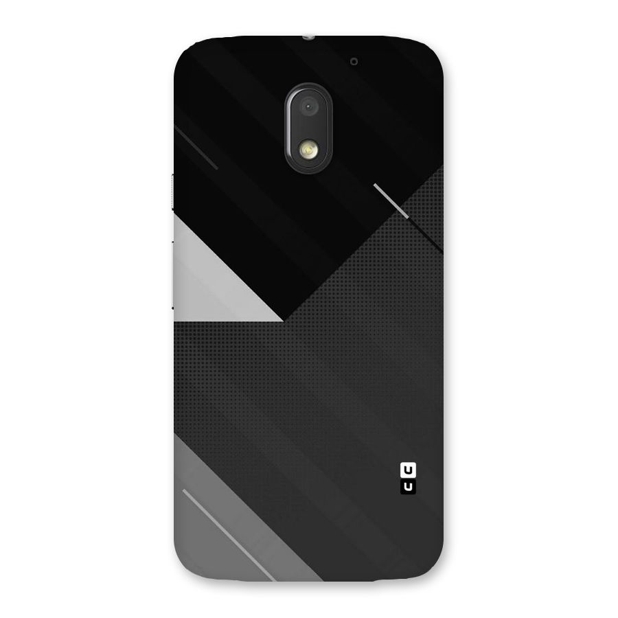 Slant Grey Back Case for Moto E3 Power