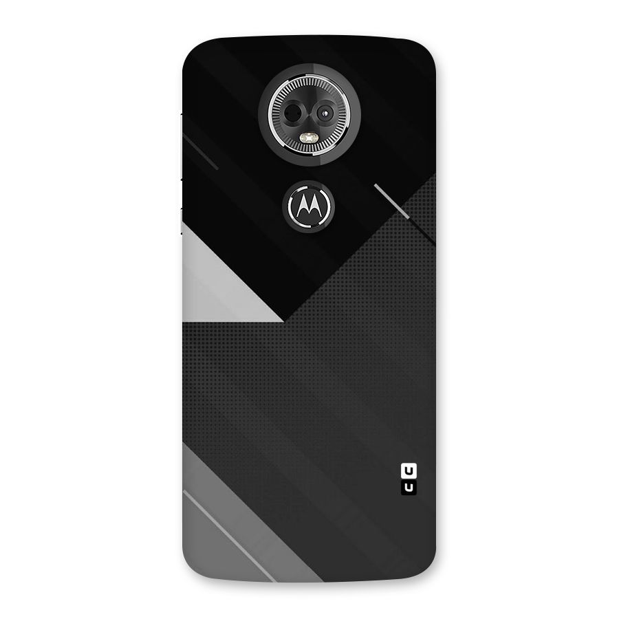 Slant Grey Back Case for Moto E5 Plus