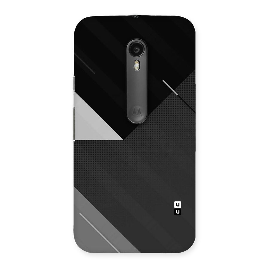 Slant Grey Back Case for Moto G3