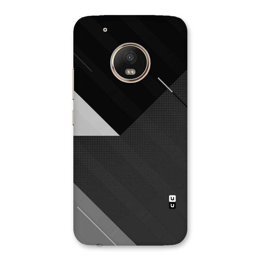 Slant Grey Back Case for Moto G5 Plus