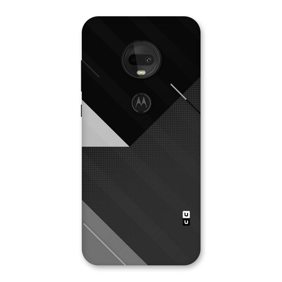 Slant Grey Back Case for Moto G7