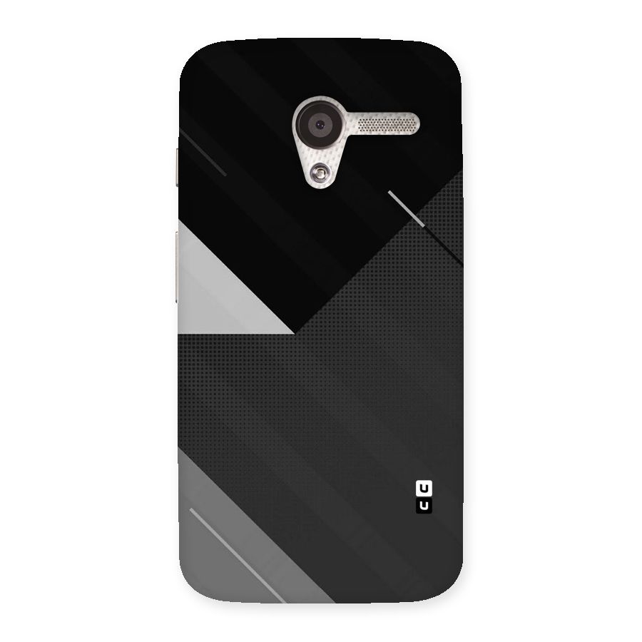 Slant Grey Back Case for Moto X