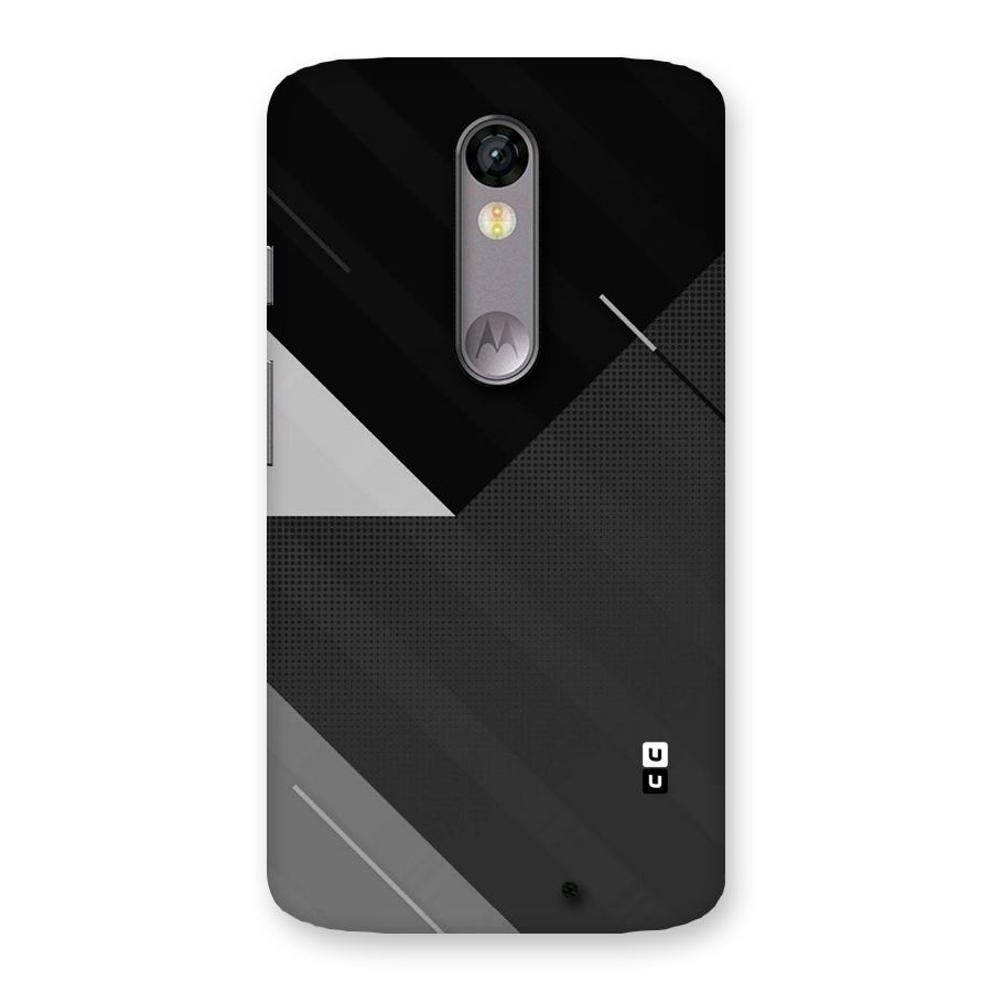 Slant Grey Back Case for Moto X Force