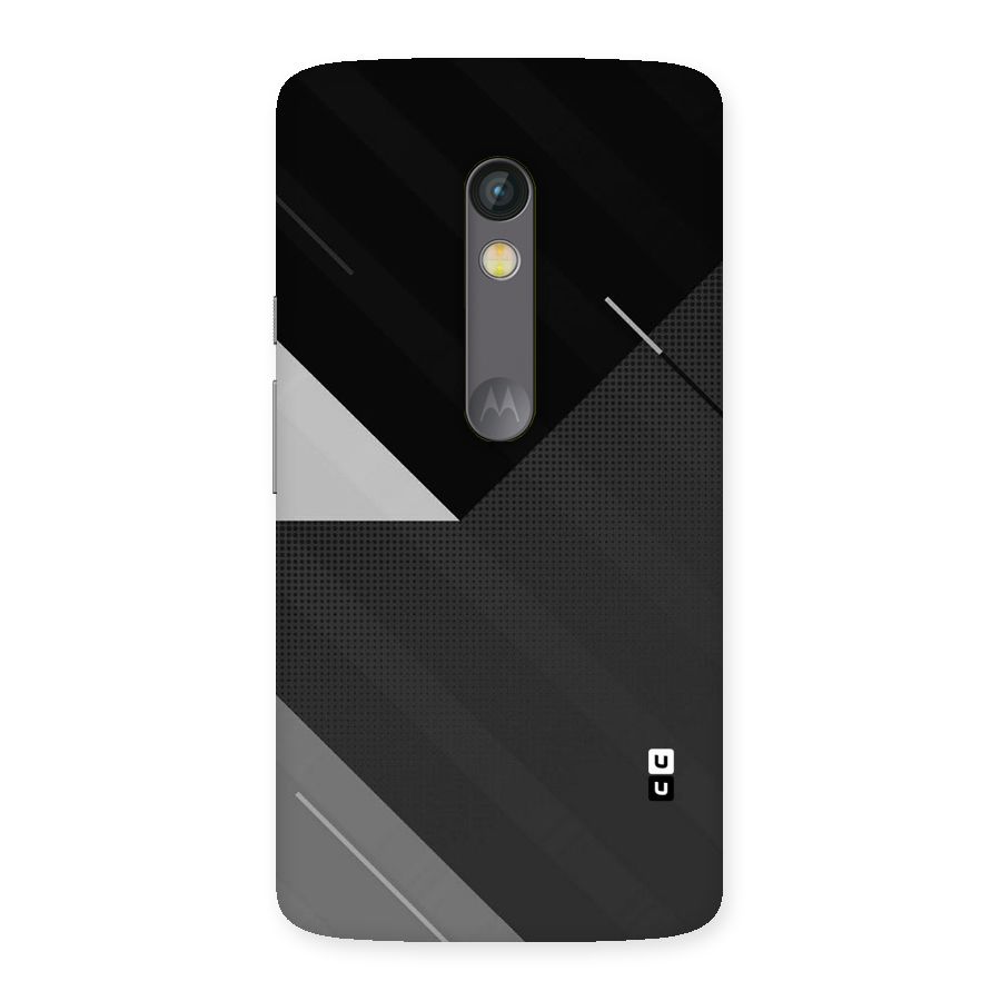 Slant Grey Back Case for Moto X Play