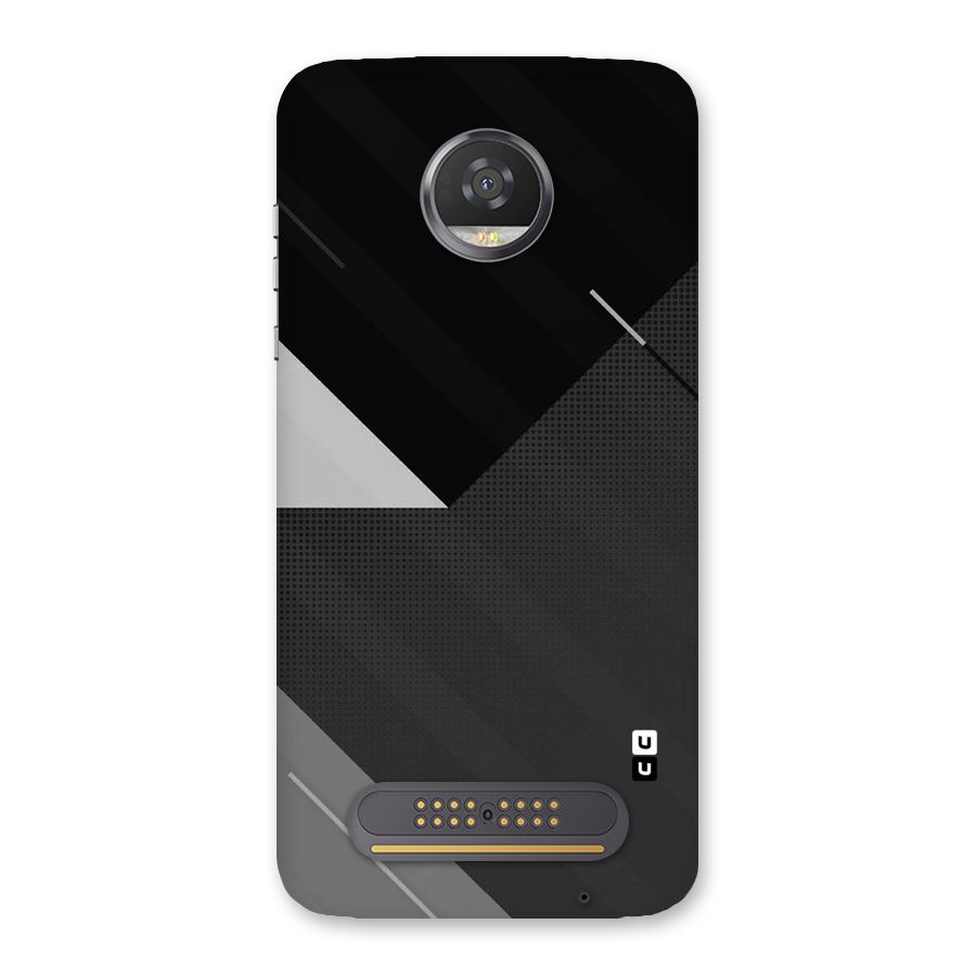 Slant Grey Back Case for Moto Z2 Play
