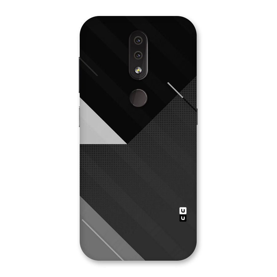 Slant Grey Back Case for Nokia 4.2