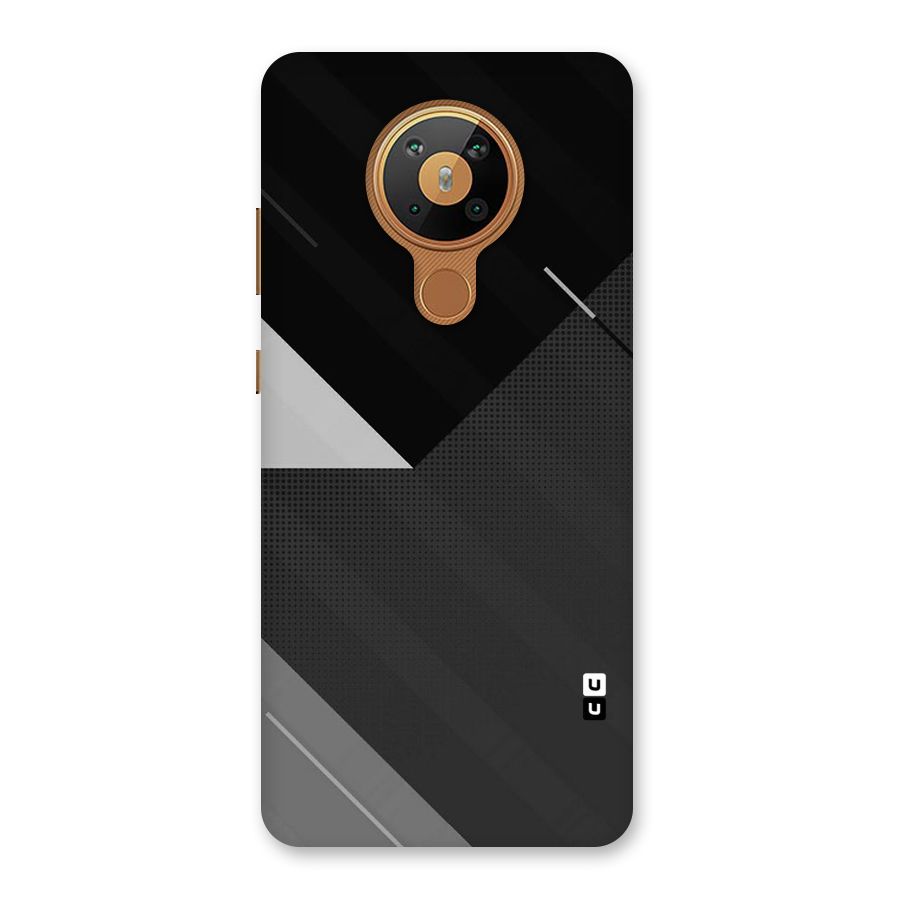 Slant Grey Back Case for Nokia 5.3