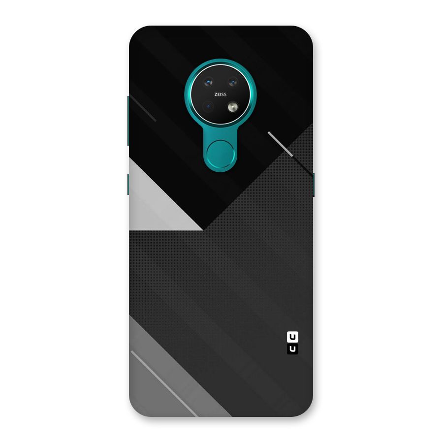 Slant Grey Back Case for Nokia 7.2
