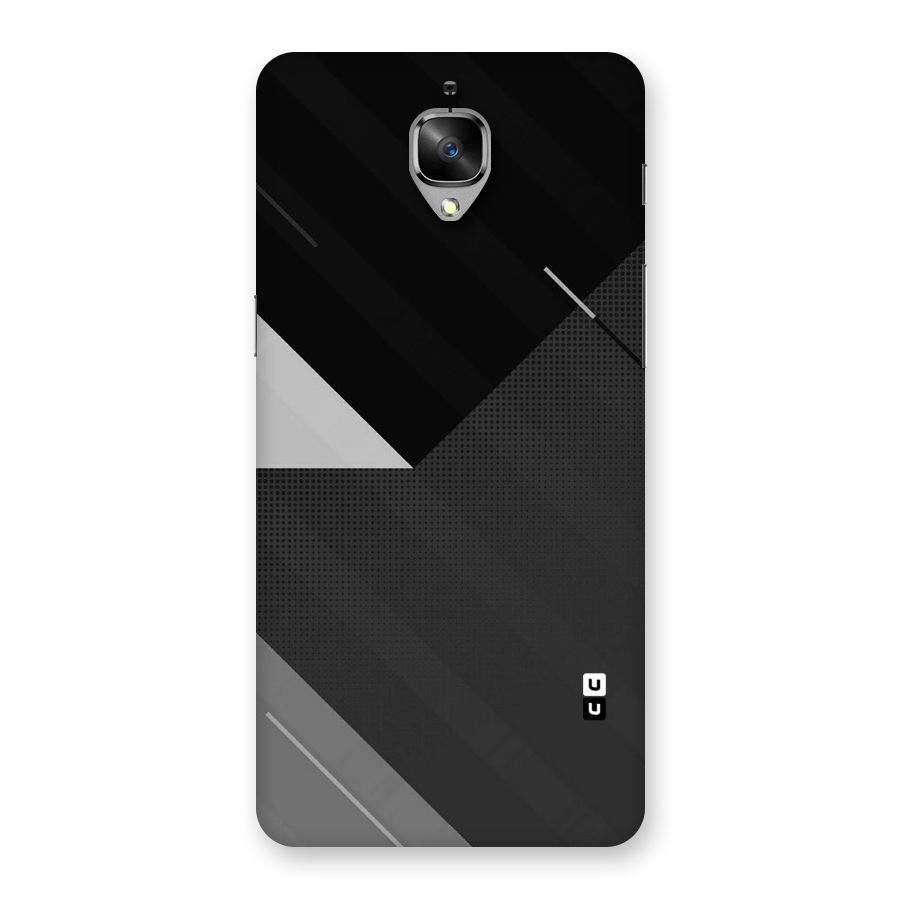 Slant Grey Back Case for OnePlus 3