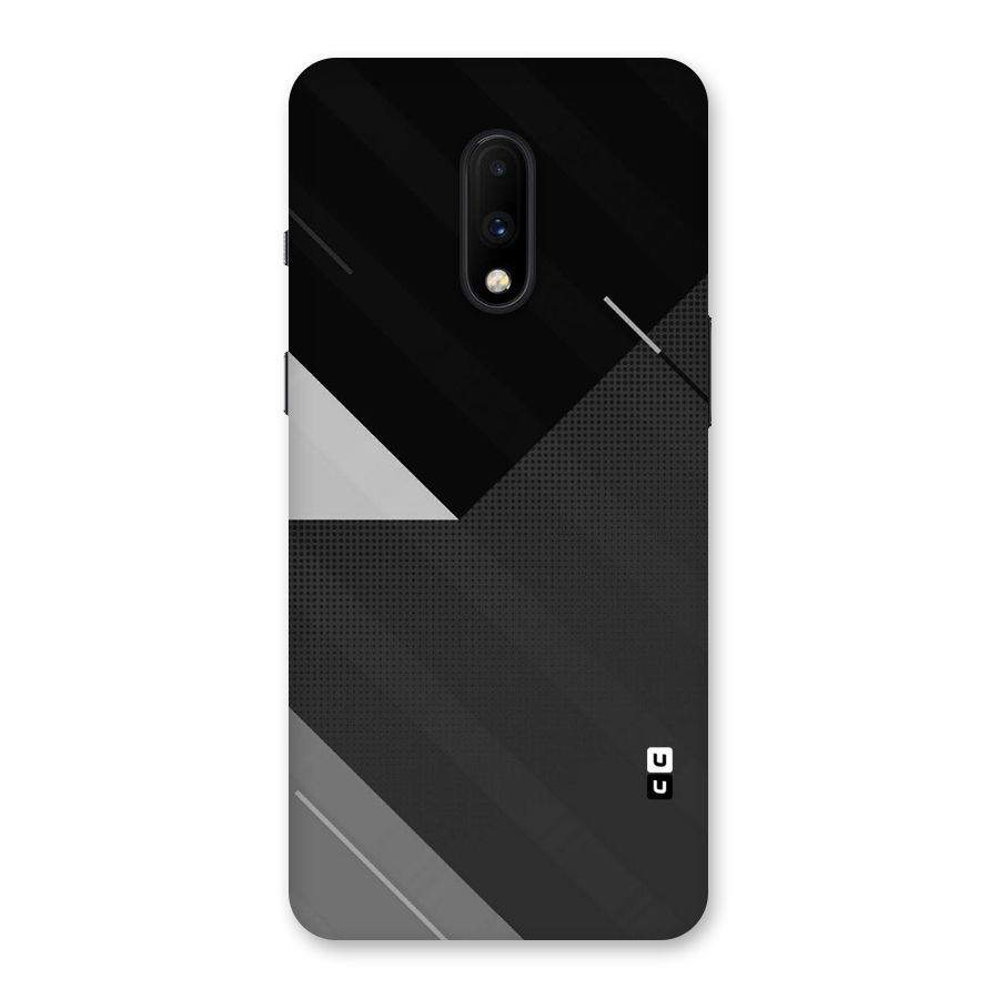 Slant Grey Back Case for OnePlus 7
