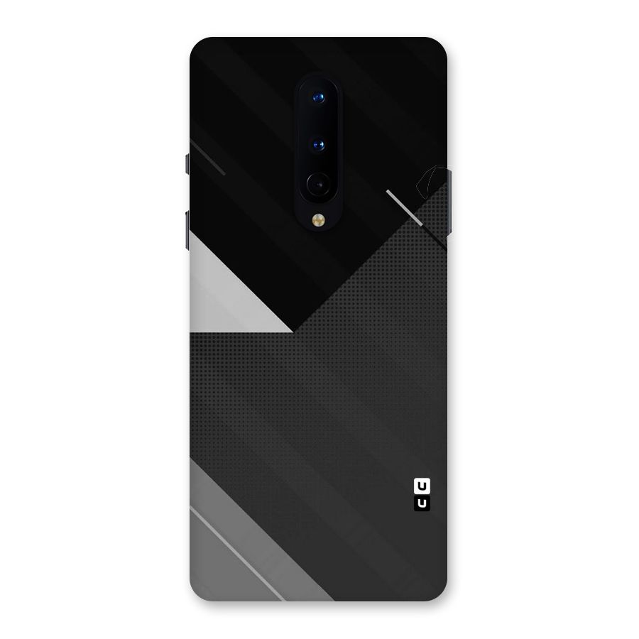 Slant Grey Back Case for OnePlus 8
