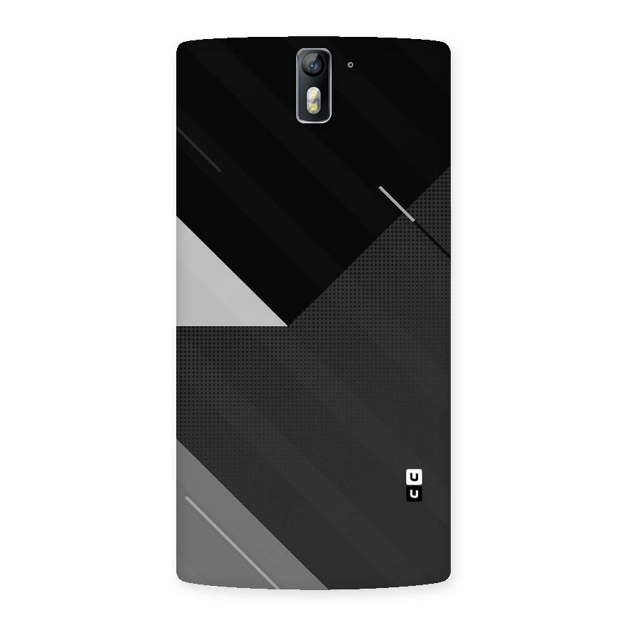 Slant Grey Back Case for One Plus One