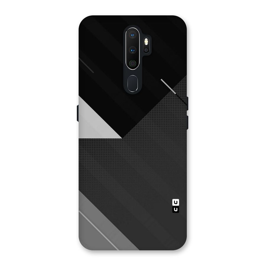 Slant Grey Back Case for Oppo A5 (2020)