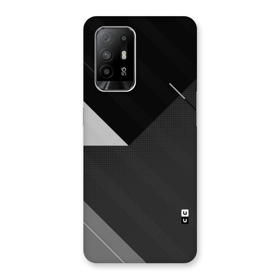 Slant Grey Back Case for Oppo F19 Pro Plus 5G
