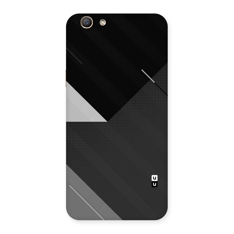 Slant Grey Back Case for Oppo F1s