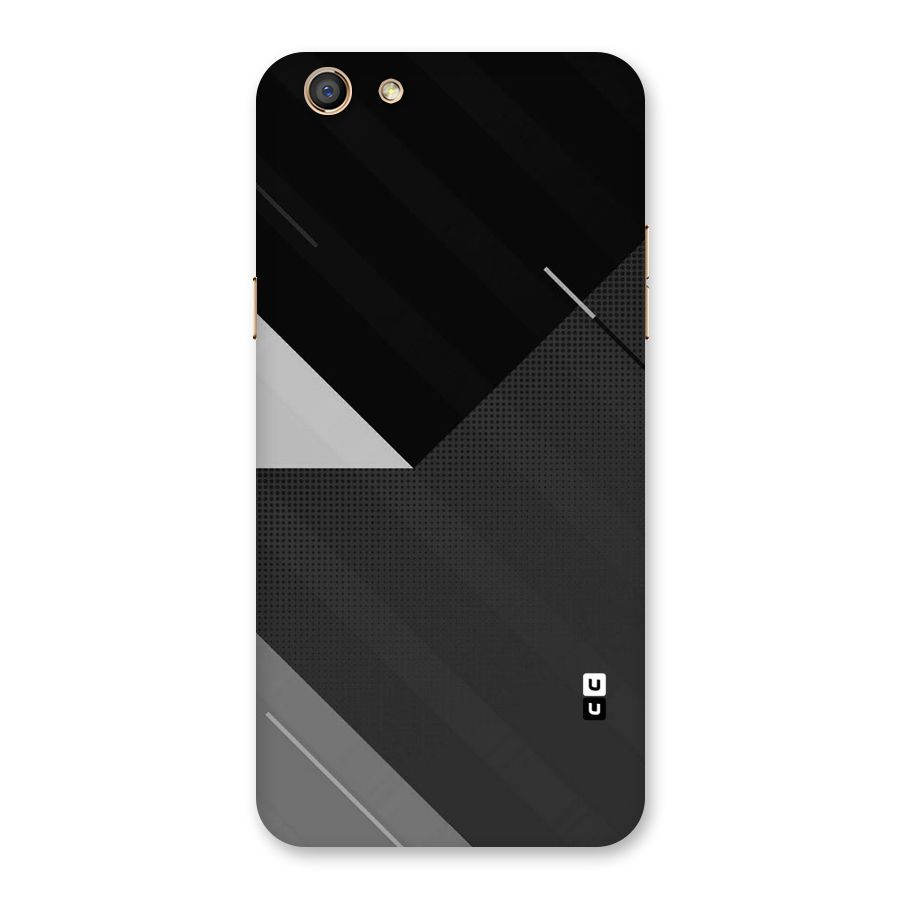 Slant Grey Back Case for Oppo F3