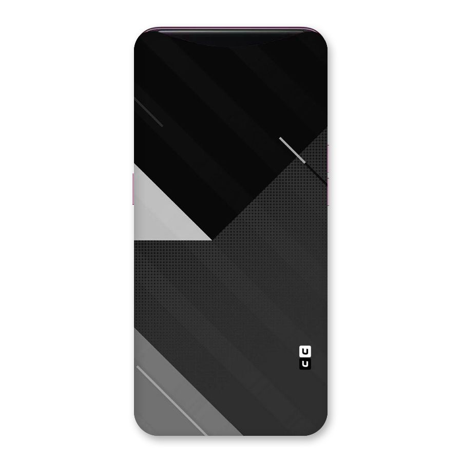 Slant Grey Back Case for Oppo Find X