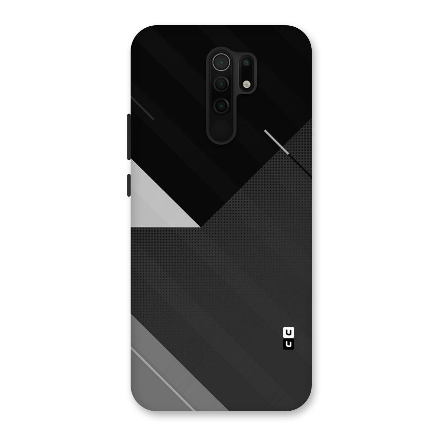Slant Grey Back Case for Poco M2