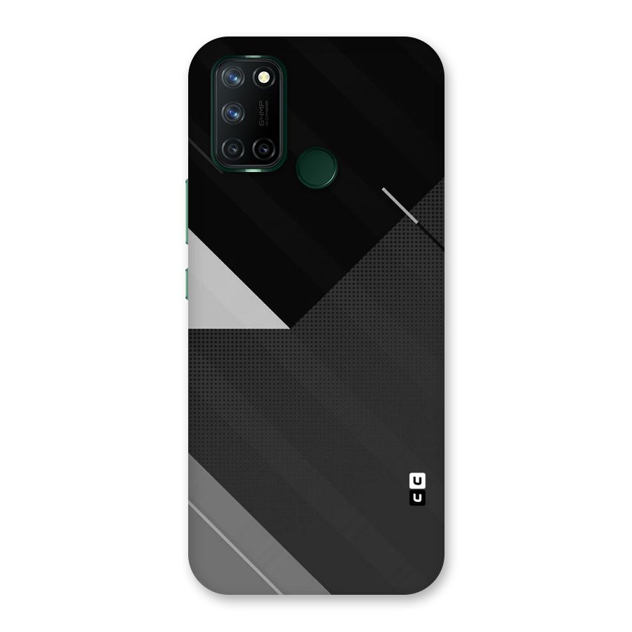 Slant Grey Back Case for Realme 7i