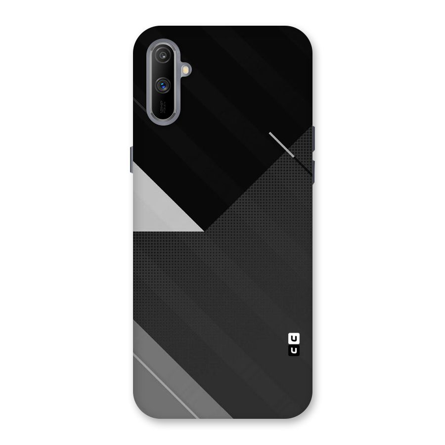 Slant Grey Back Case for Realme C3