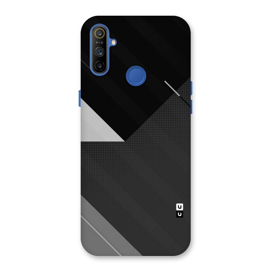 Slant Grey Back Case for Realme Narzo 10A