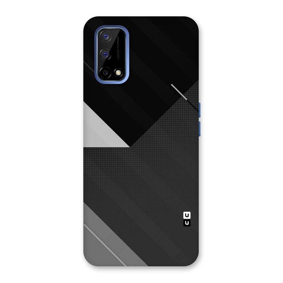 Slant Grey Back Case for Realme Narzo 30 Pro
