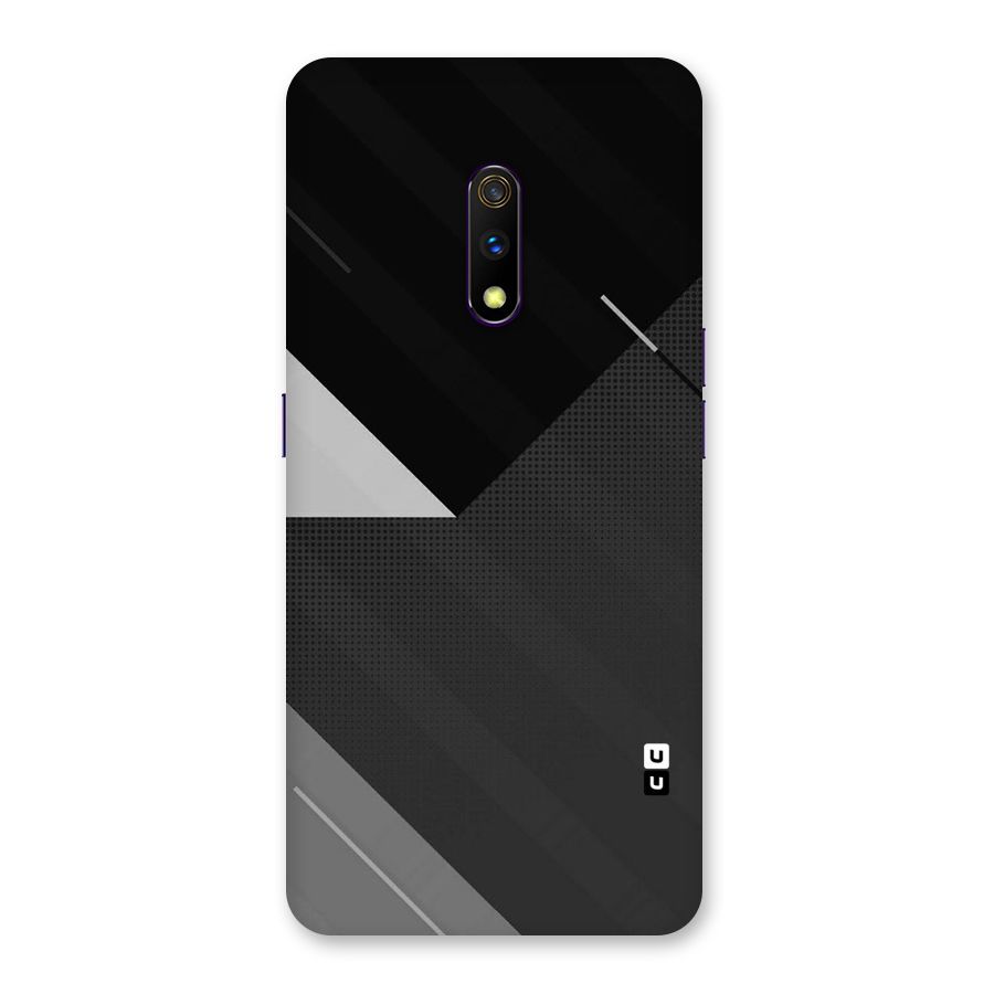 Slant Grey Back Case for Realme X