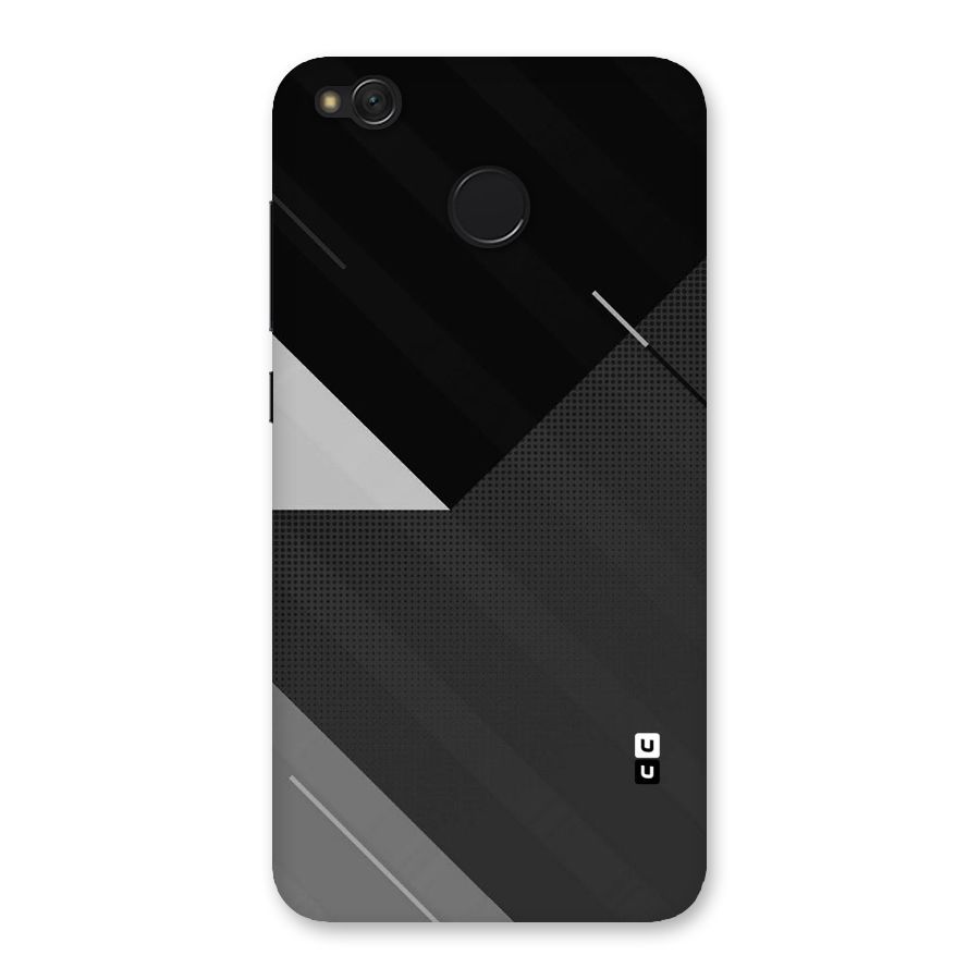 Slant Grey Back Case for Redmi 4
