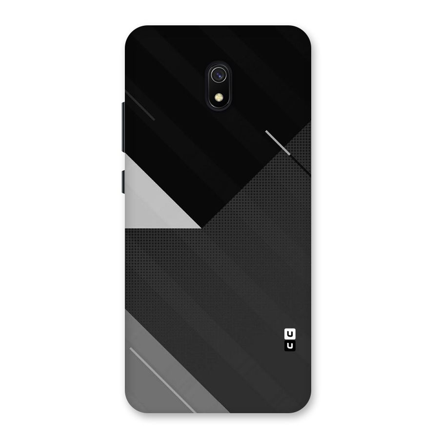 Slant Grey Back Case for Redmi 8A