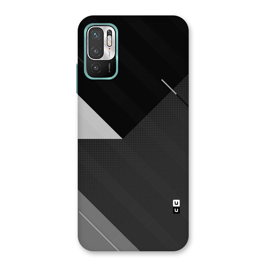 Slant Grey Back Case for Redmi Note 10T 5G