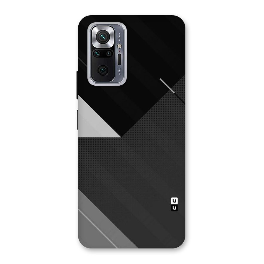 Slant Grey Back Case for Redmi Note 10 Pro