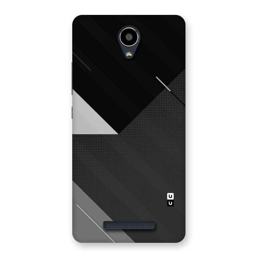 Slant Grey Back Case for Redmi Note 2