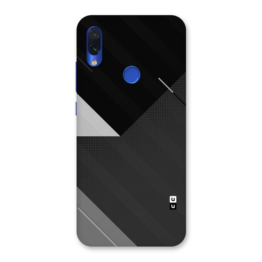 Slant Grey Back Case for Redmi Note 7