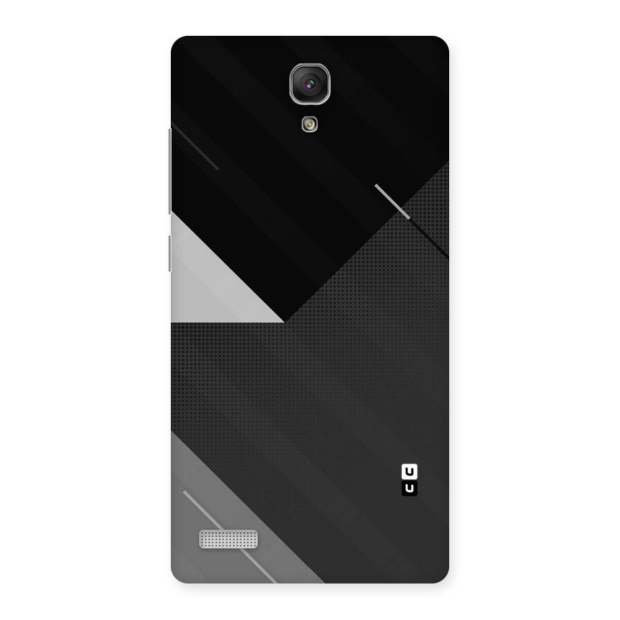 Slant Grey Back Case for Redmi Note Prime