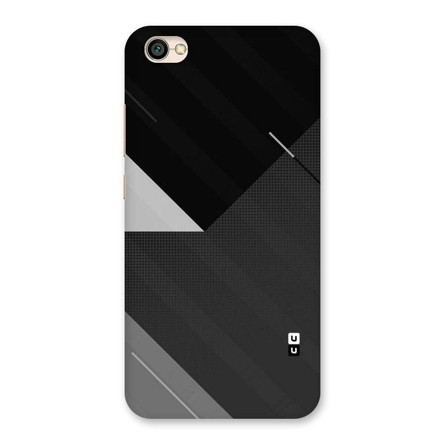 Slant Grey Back Case for Redmi Y1 Lite