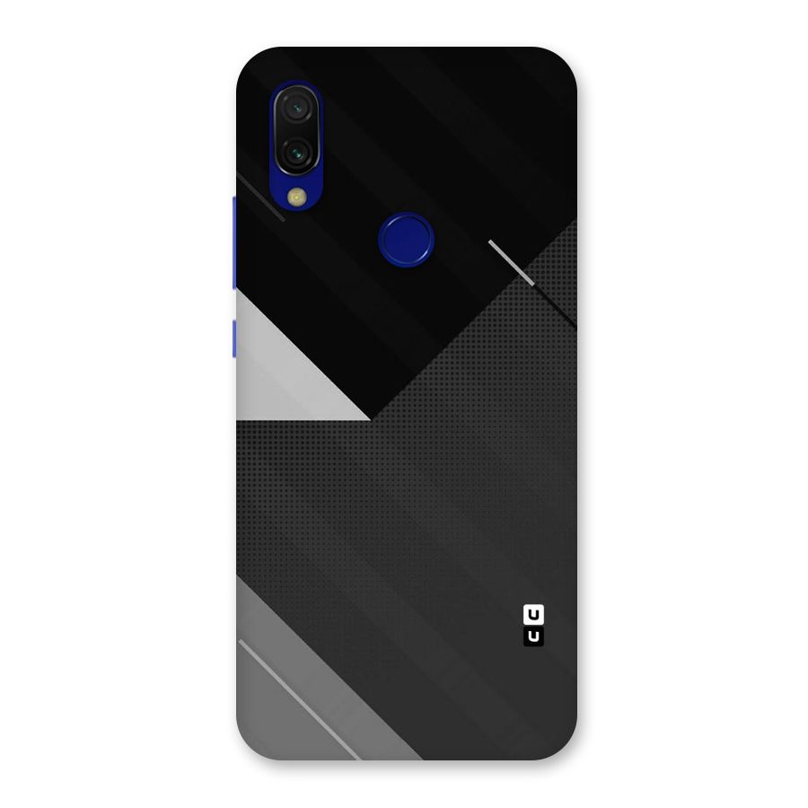 Slant Grey Back Case for Redmi Y3