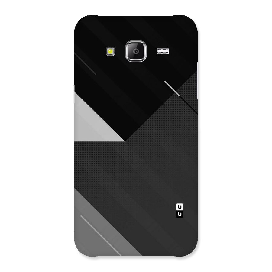 Slant Grey Back Case for Samsung Galaxy J2 Prime