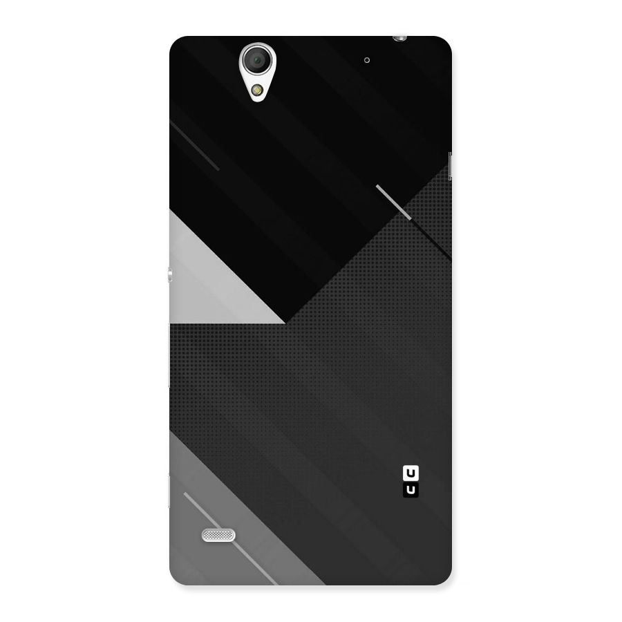 Slant Grey Back Case for Sony Xperia C4