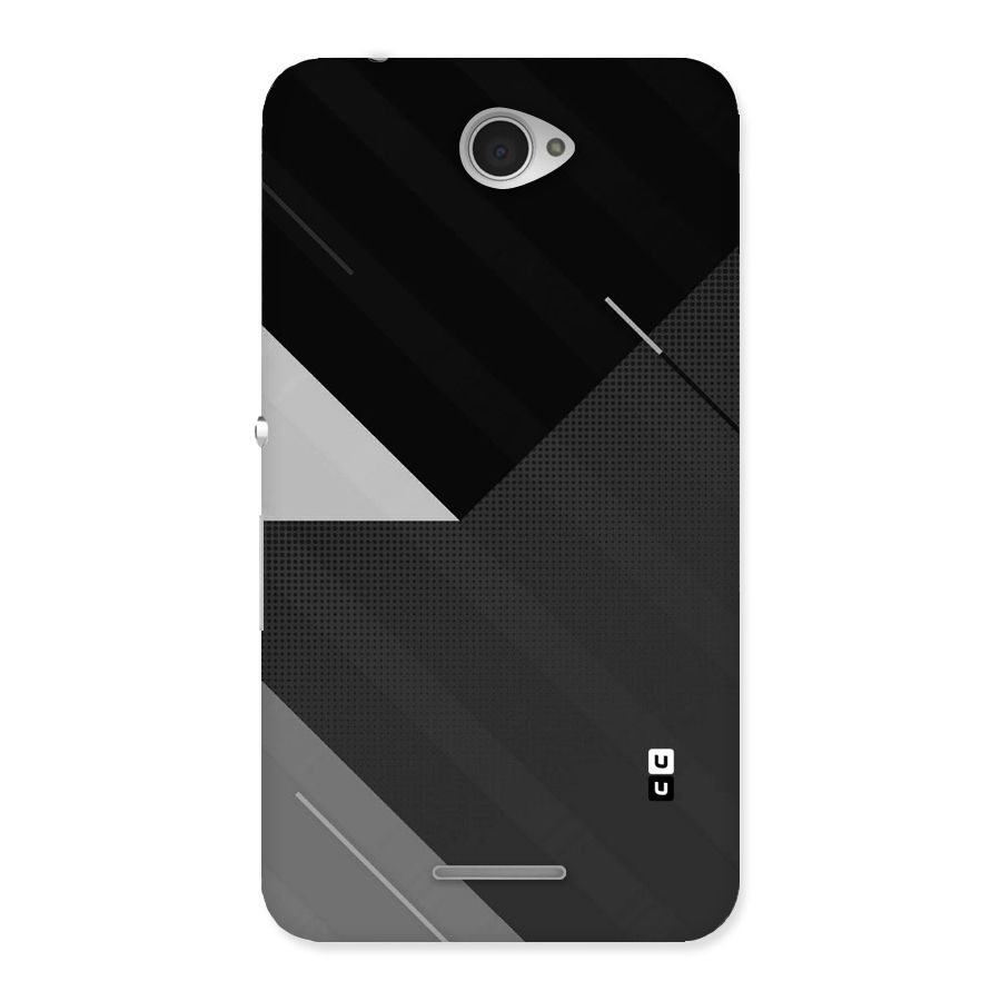 Slant Grey Back Case for Sony Xperia E4