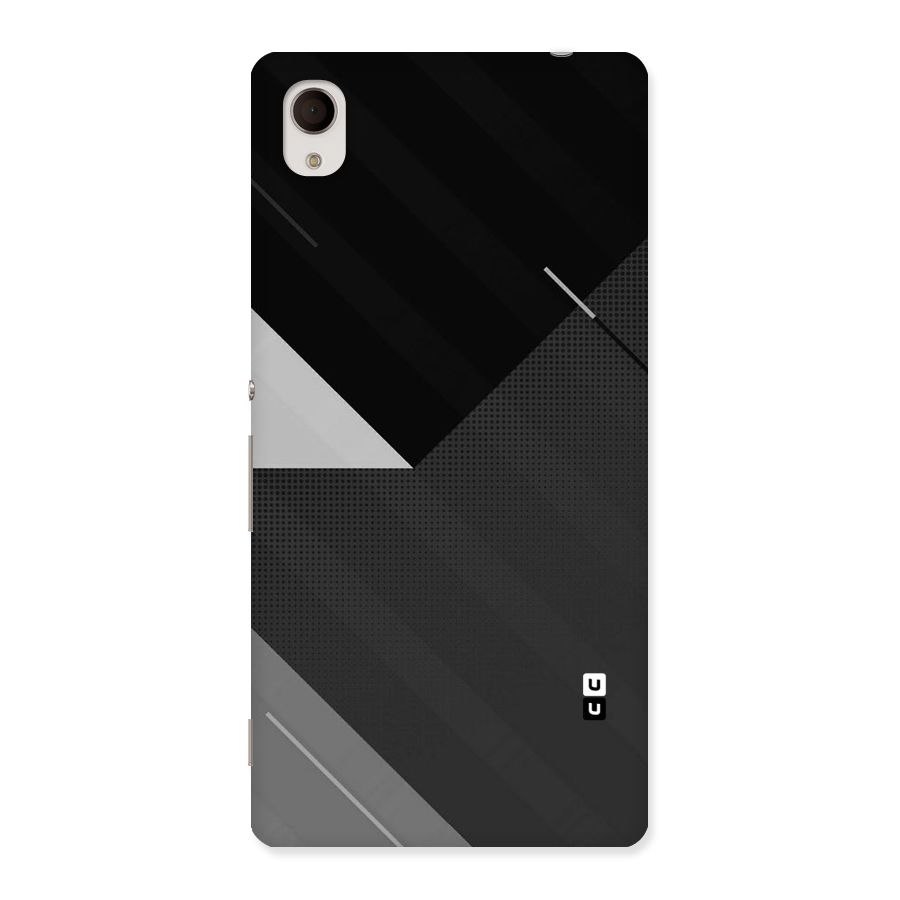 Slant Grey Back Case for Sony Xperia M4