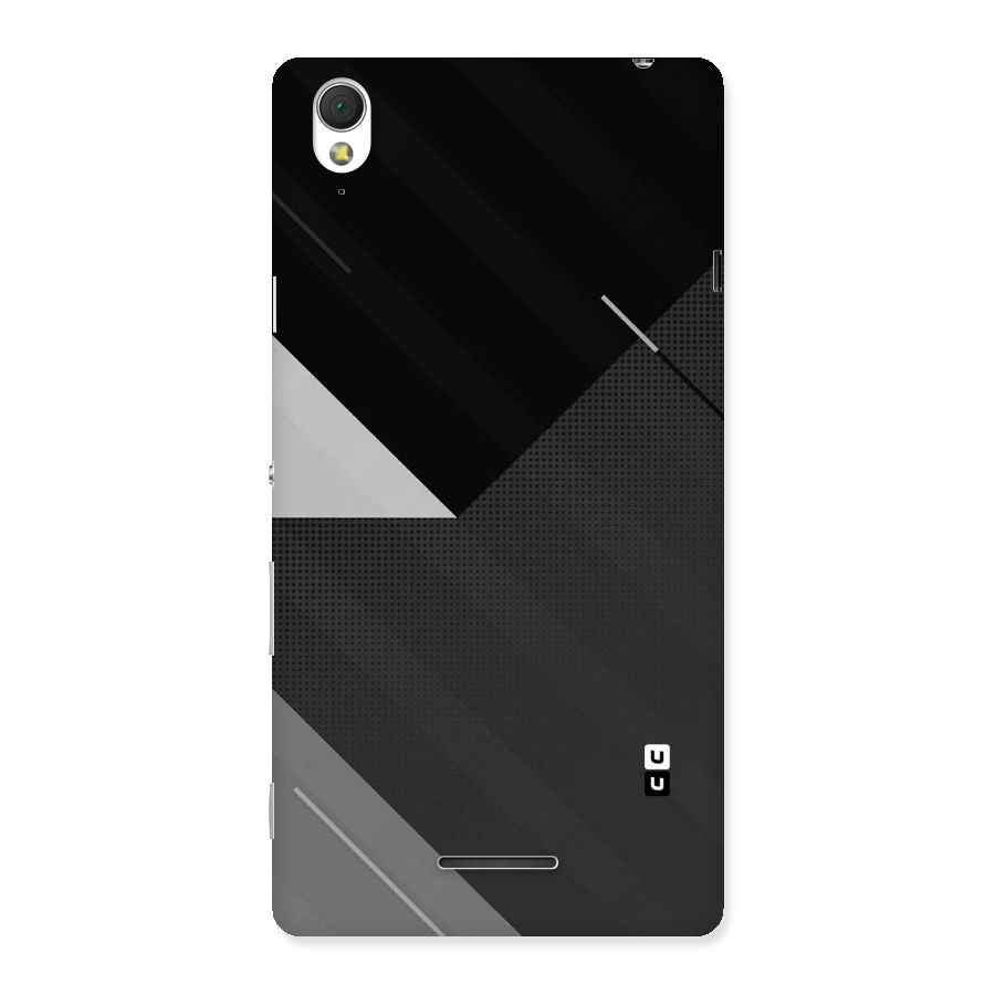 Slant Grey Back Case for Sony Xperia T3