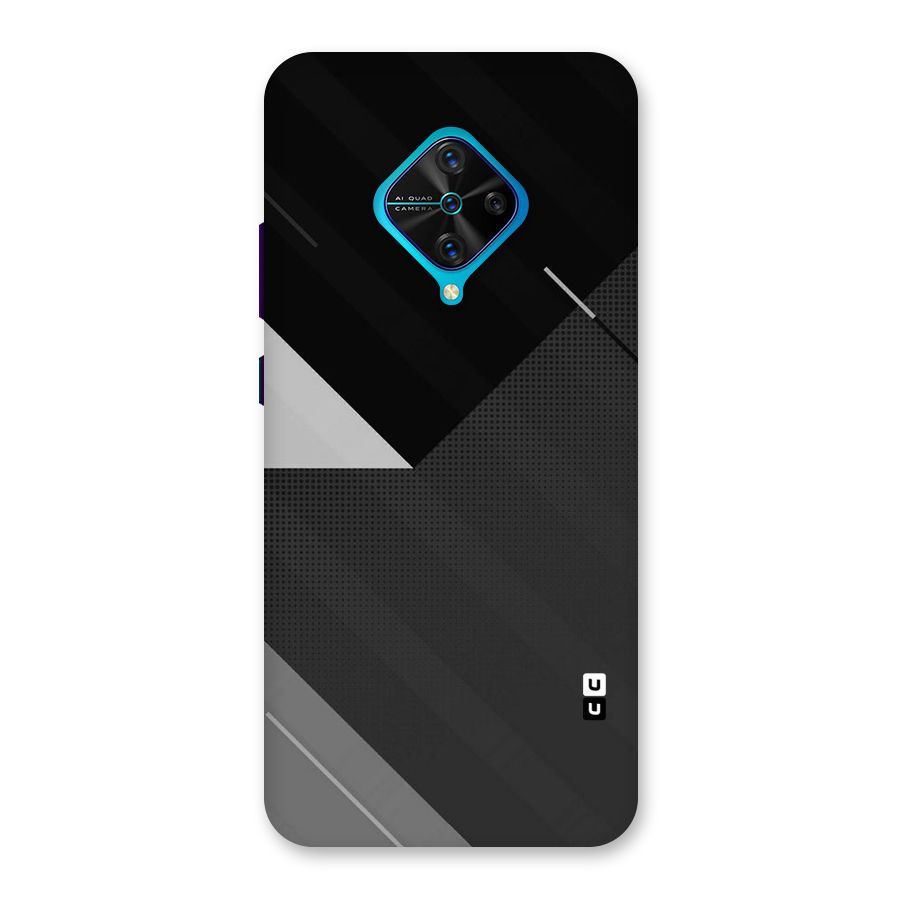 Slant Grey Back Case for Vivo S1 Pro