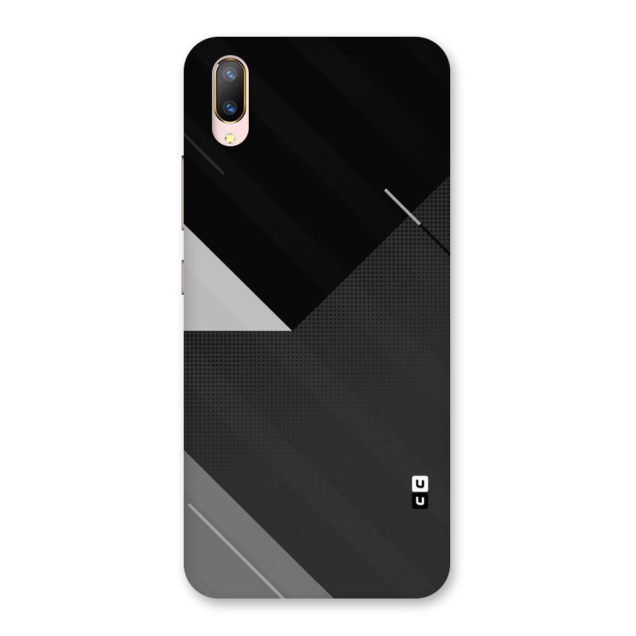 Slant Grey Back Case for Vivo V11 Pro