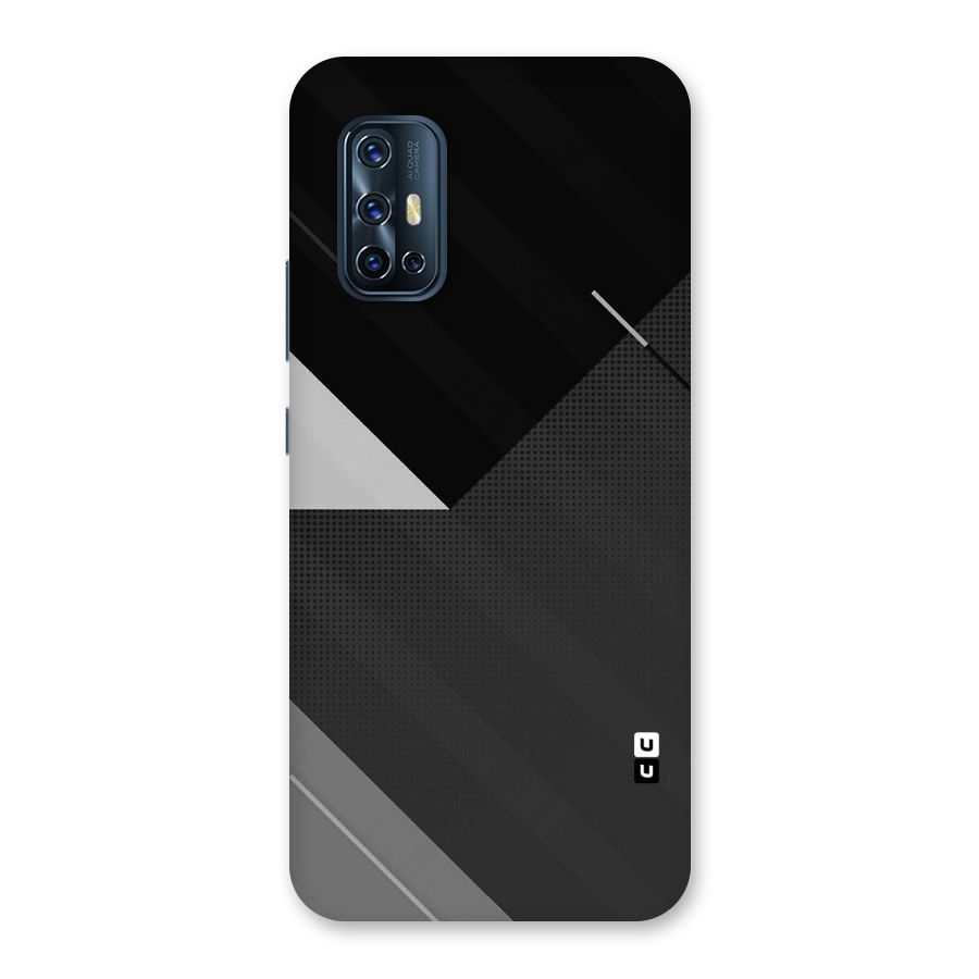 Slant Grey Back Case for Vivo V17