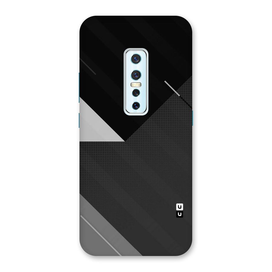 Slant Grey Back Case for Vivo V17 Pro
