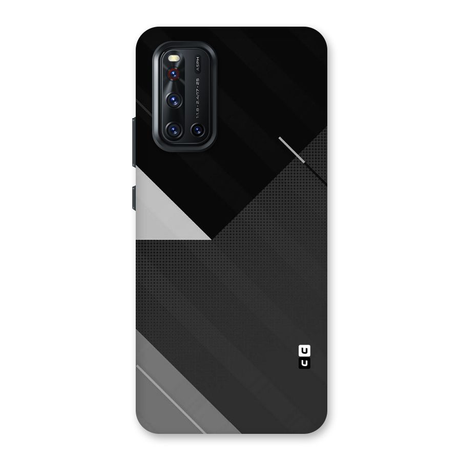 Slant Grey Back Case for Vivo V19