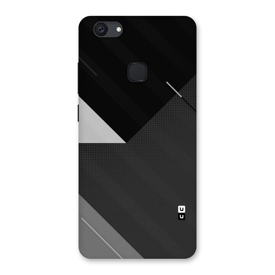 Slant Grey Back Case for Vivo V7 Plus