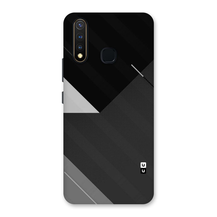 Slant Grey Back Case for Vivo Y19