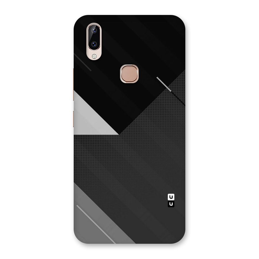 Slant Grey Back Case for Vivo Y83 Pro