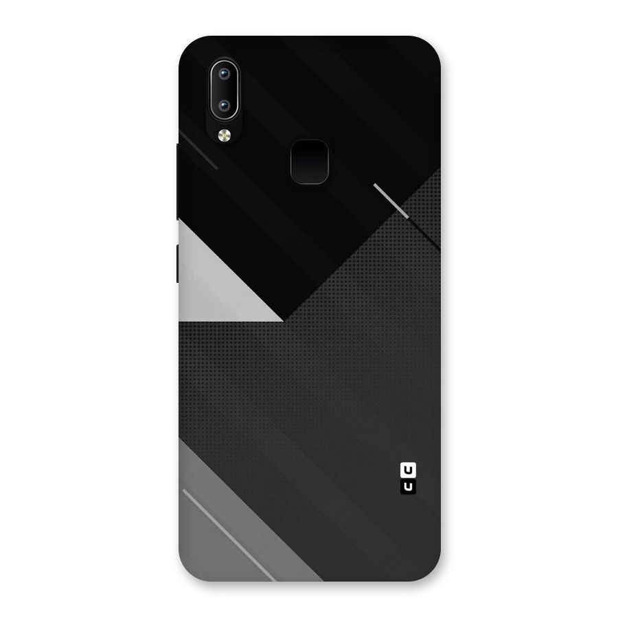 Slant Grey Back Case for Vivo Y93